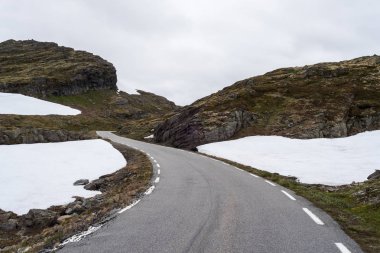 Bjorgavegen - Norveç'te dağ yolu