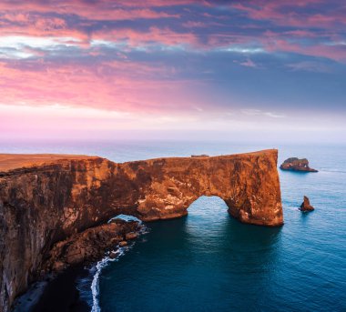 Yarımada Dyrholaey İzlanda '