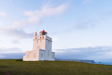 Deniz feneri Cape Dyrholaey, İzlanda