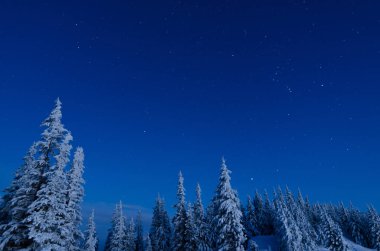 Gece Kış Manzarası