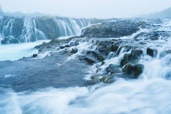 Bruarfoss Καταρράκτης στην Ισλανδία — Φωτογραφία Αρχείου