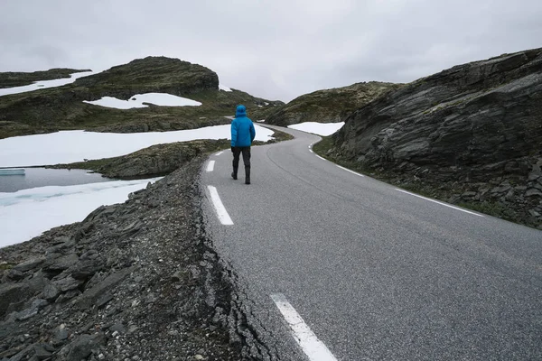 Norveç doğal manzaralı rota Aurlandsfjellet