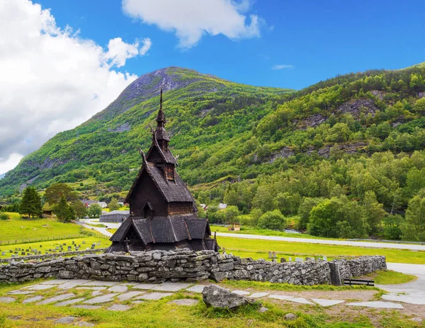 Borgunds stavkyrka, Norge — Stockfoto