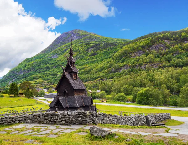 Borgund スターヴ教会、ノルウェー — ストック写真