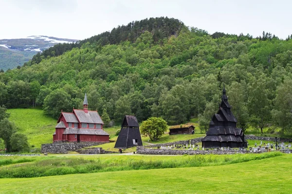 Borgund スターヴ教会、ノルウェー — ストック写真