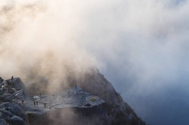 Cliff Preikestolen, Norway clipart