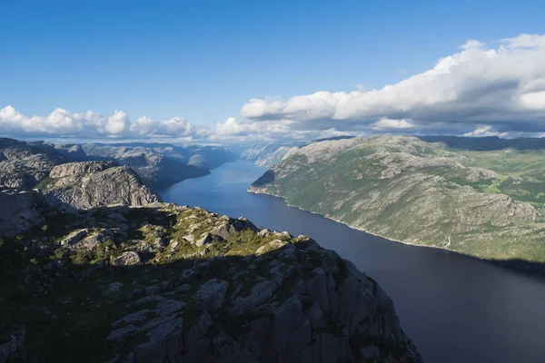 Panorama de Lysefjord, Noruega — Foto de Stock