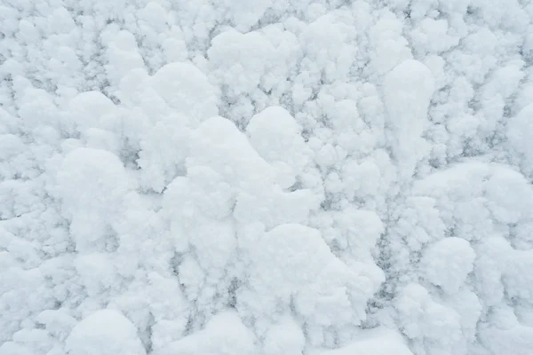 冬の樹氷のテクスチャ — ストック写真