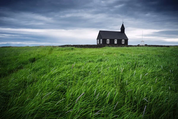 Igreja Negra, Islândia — Fotografia de Stock