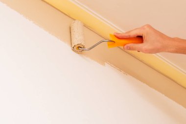 Painting the walls of the room