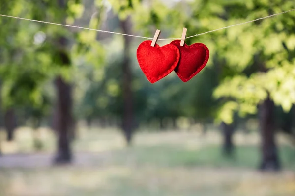 Aftelkalender voor Valentijnsdag kerstkaart — Stockfoto