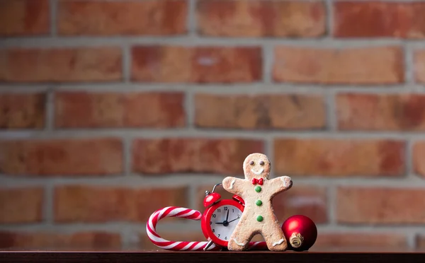 Decoraciones de Navidad en la mesa —  Fotos de Stock