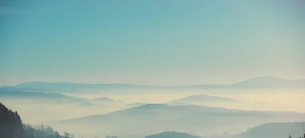 Uitzicht op de bergen in Neder-Silezië — Stockfoto