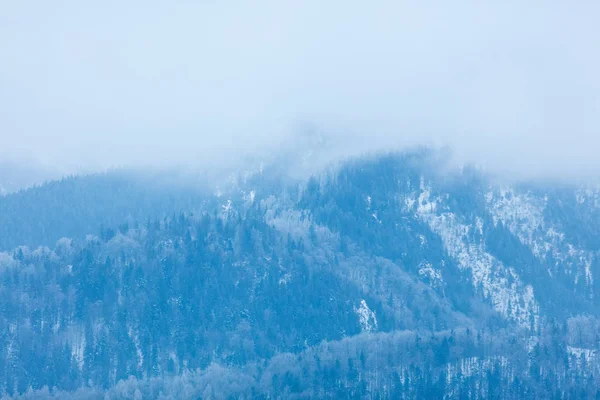 Vista sobre montanhas de inverno Tatry, Polônia — Fotografia de Stock