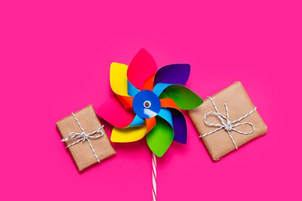 Gifts and toy — Stock Photo, Image
