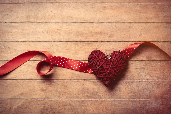 Toy and ribbon — Stock Photo, Image