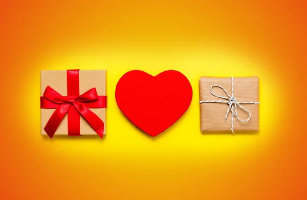 Gifts and toy — Stock Photo, Image