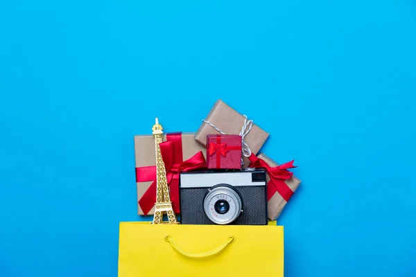 Eiffel torre em forma de brinquedo — Fotografia de Stock