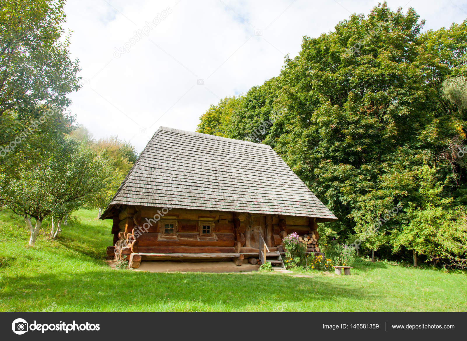 Beautiful view of village house Stock Photo by ©massonforstock ...
