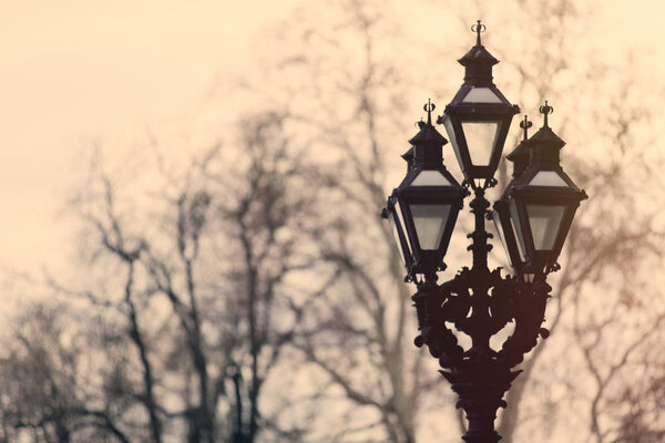 vintage lamp post 