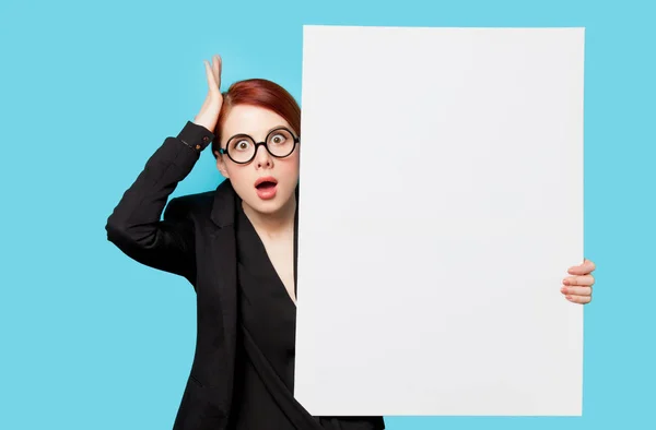 Beautiful surprised young woman — Stock Photo, Image