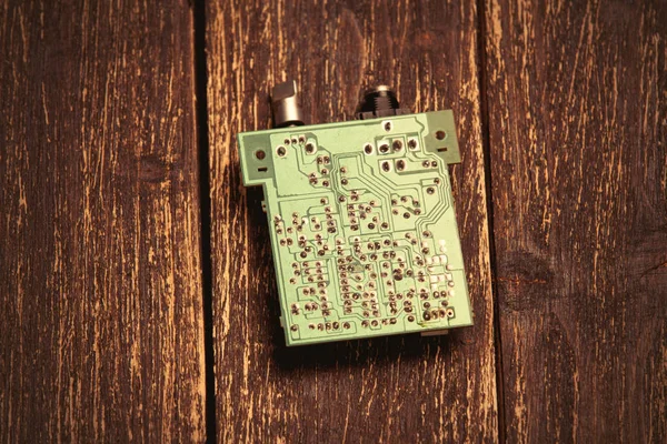Küçük modern mikroçip — Stok fotoğraf