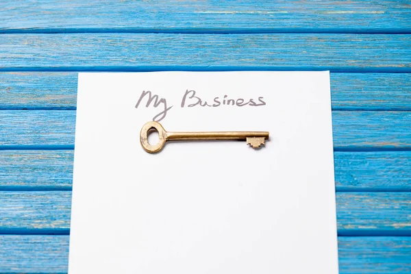 Paper My business — Stock Photo, Image