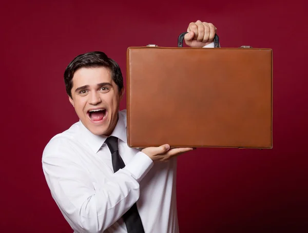 Retrato de joven guapo — Foto de Stock