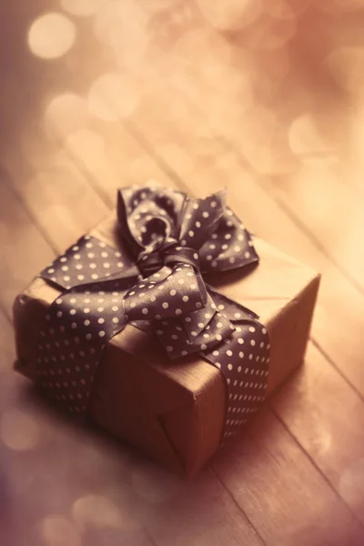 Beautiful small gift — Stock Photo, Image