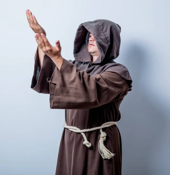 Portrait of Young catholic monk — Stock Photo, Image