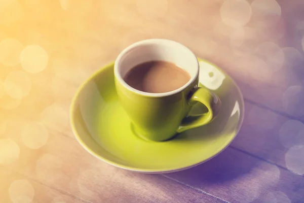 Tazza di caffè sul tavolo — Foto Stock