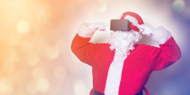Noel Baba Vr gözlüklü