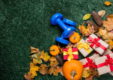 dambıl ve turuncu kabak 