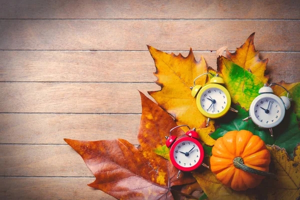 Vintage alarm clocks — Stock Photo, Image