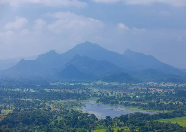 Bosque y montañas en Sri Lanka — Foto de Stock