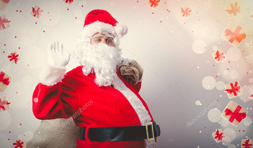 Funny Santa Claus — Stock Photo © massonforstock #174694846