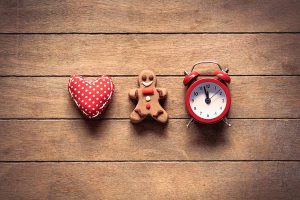 Christmas gingerbread man — Stock Photo, Image