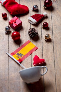 Beyaz Kupası ve Noel dekorasyon 