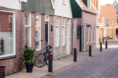 Bisiklet Hollanda Amsterdam sokaklarında 