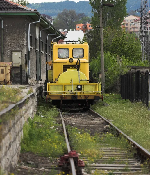 Uma locomotiva de emergência — Fotografia de Stock