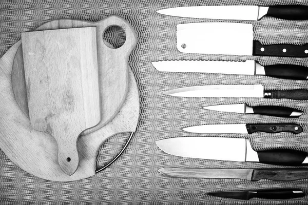 Vari coltelli da cucina — Foto Stock
