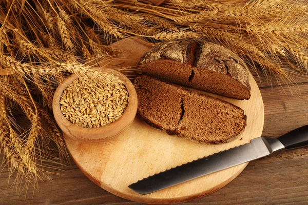 Ekmek ve buğday — Stok fotoğraf