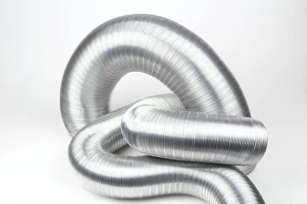 Aluminium air tubes — Stock Photo, Image
