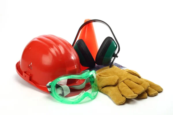 Industrial tools and protective gear — Stock Photo, Image