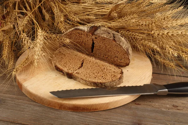 Ekmek ve buğday — Stok fotoğraf