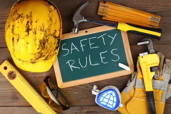 Safety rules concept — Stock Photo, Image