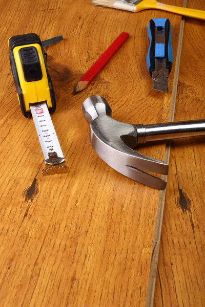 Carpenter's tools close — Stock Photo, Image