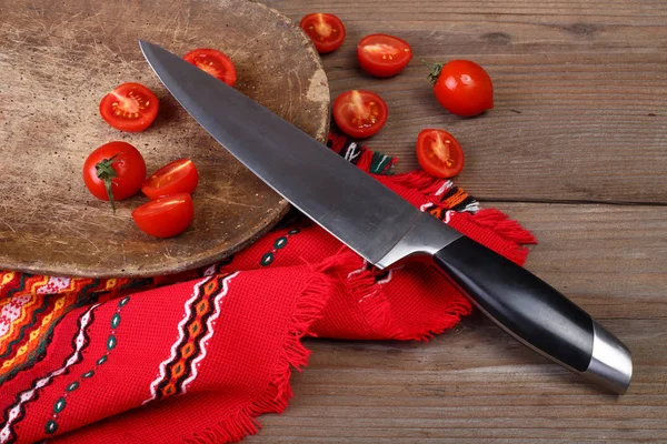 Kitchen knife close up — Stock Photo, Image