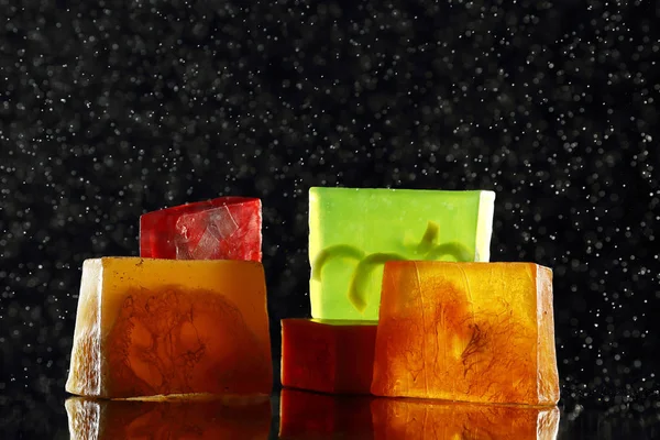 Handmade backlit soap — Stock Photo, Image