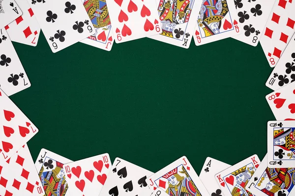 Playing cards background — Stock Photo, Image